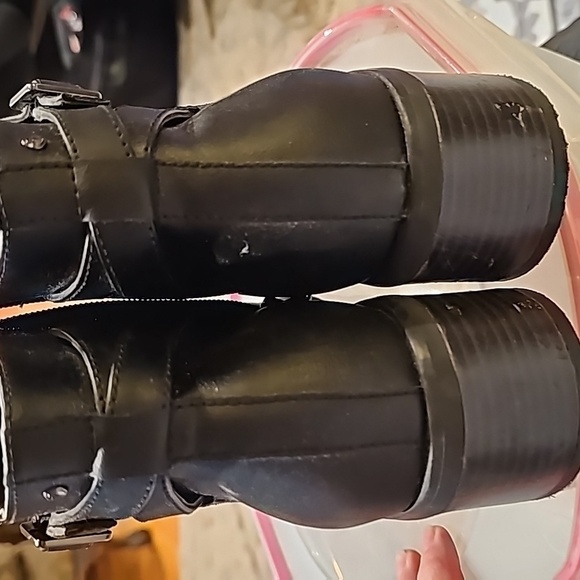 Rockport Womens Black Leather Ankle Boot 1.5" Heel - Picture 3 of 8